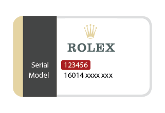 Find Rolex Serial Number Card